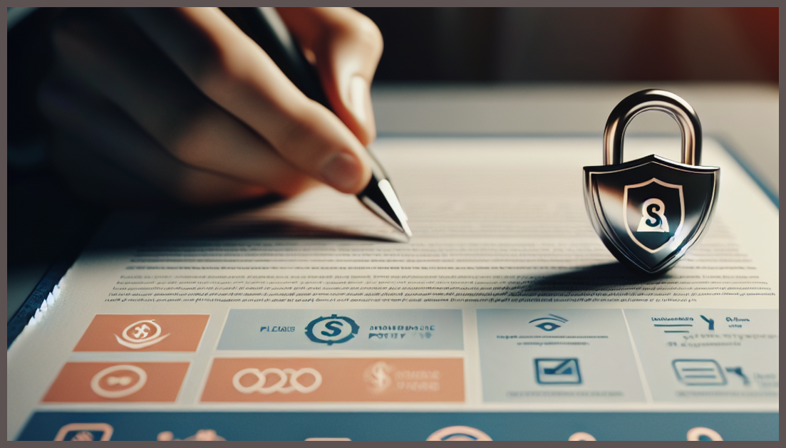 Car insurance policy with hidden costs highlighted