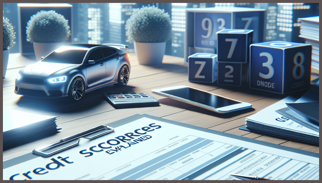 A visual representation of insurance concepts and credit scores