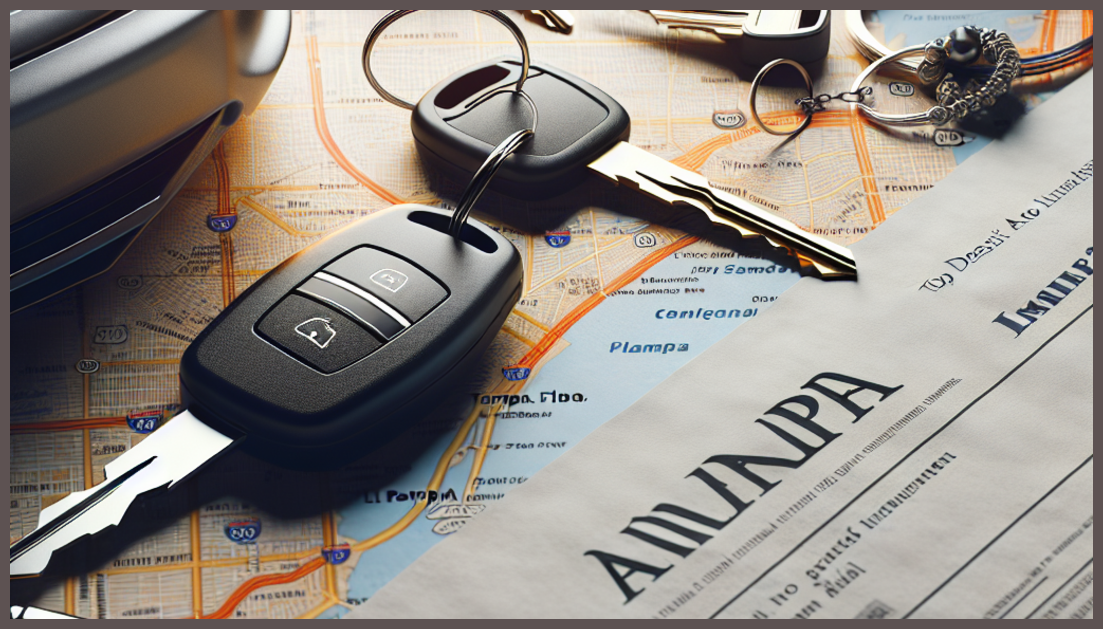 Symbolic representation of auto insurance in Tampa, Florida