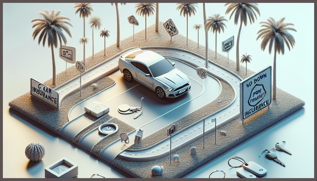 An abstract representation of car insurance concepts in Florida.