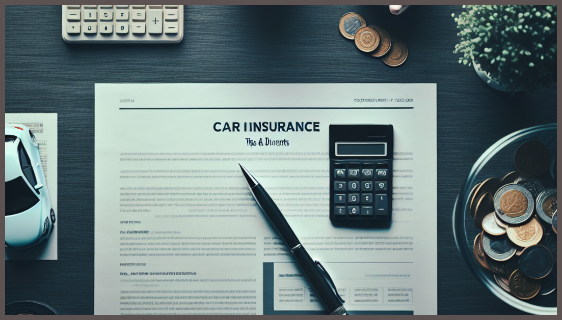 Car insurance and savings symbols for seniors and affordability.